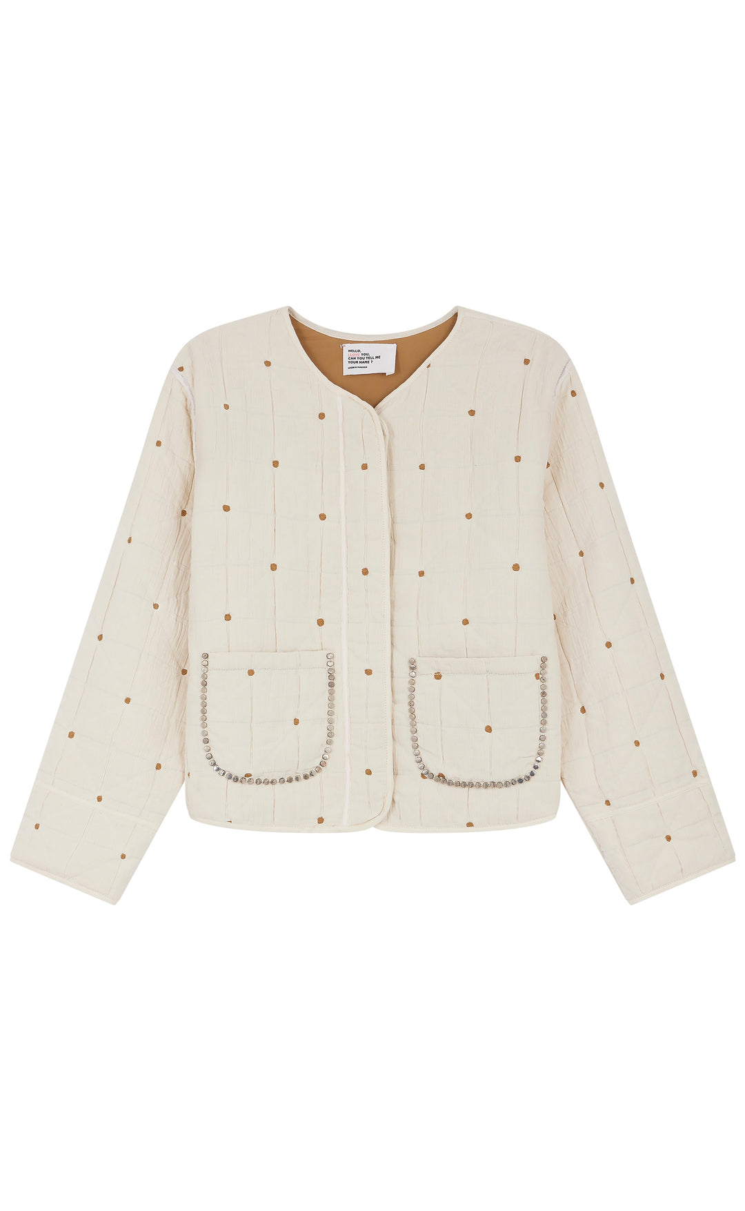 Vahala Quilt Jacket Ecru
