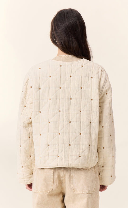 Vahala Quilt Jacket Ecru