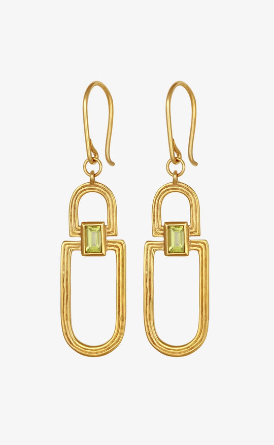 Vault Earrings Gold Vermeil