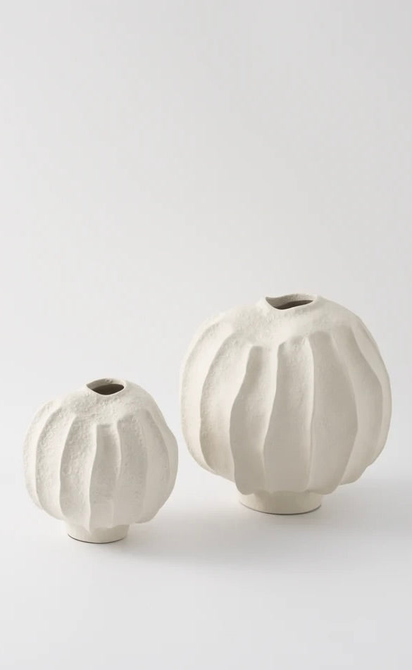 Muri Vase Small Ivory