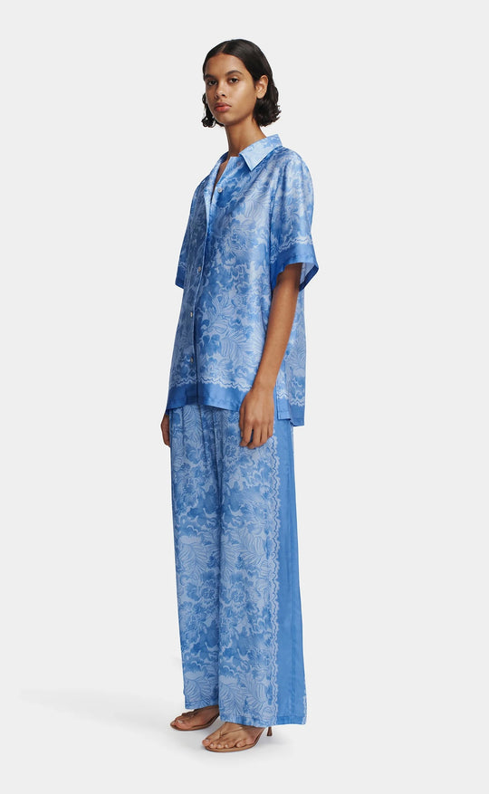 Zinnia Shirt Blue Crush