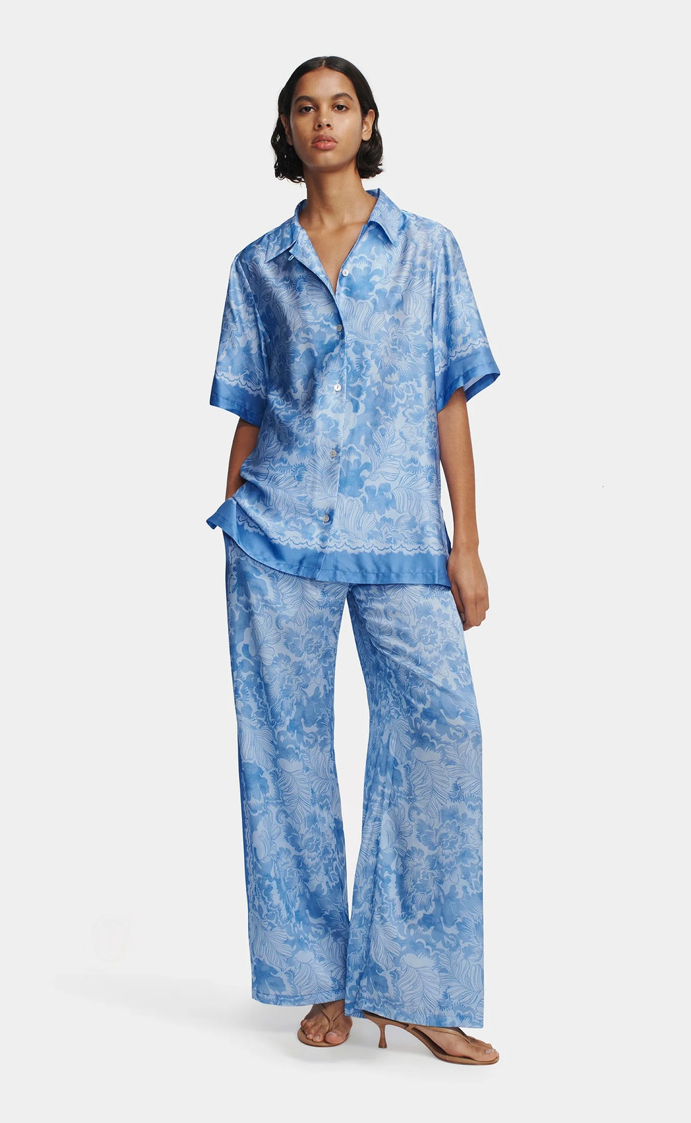 Zinnia Shirt Blue Crush
