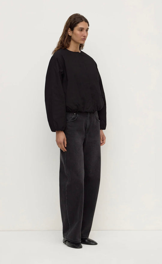 Zoie Padded Bomber Jacket Black