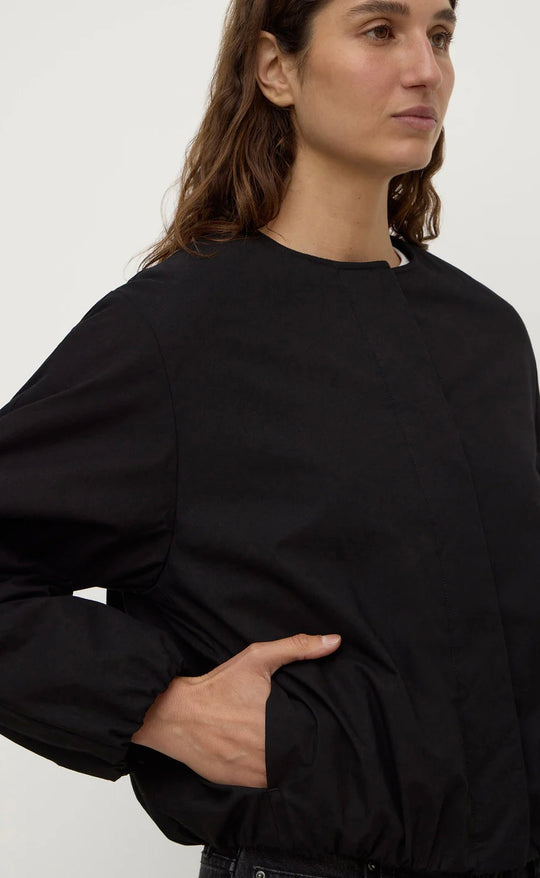 Zoie Padded Bomber Jacket Black