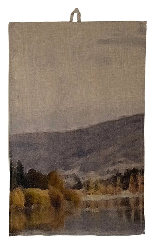 Lake Hayes Linen Tea Towel