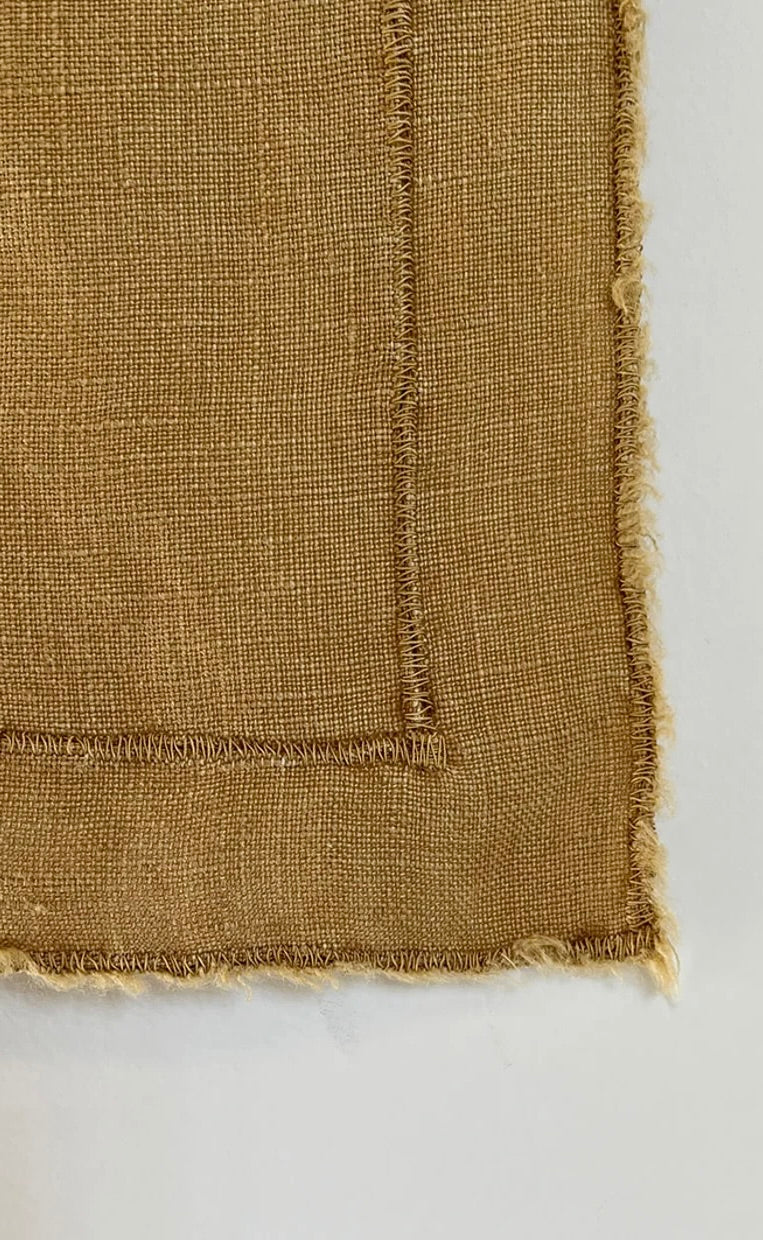 Old Gold Linen Napkin set of 4