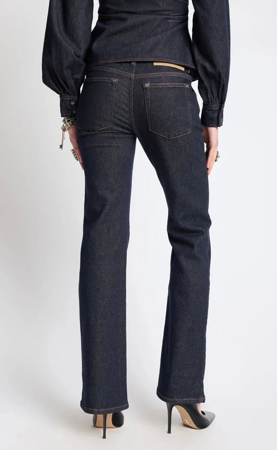 Alice Bootcut Jeans Raw Indigo