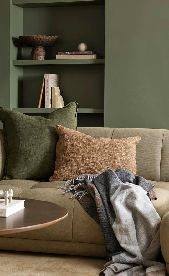 Brunswick Throw Bracken - 100% NZ Wool