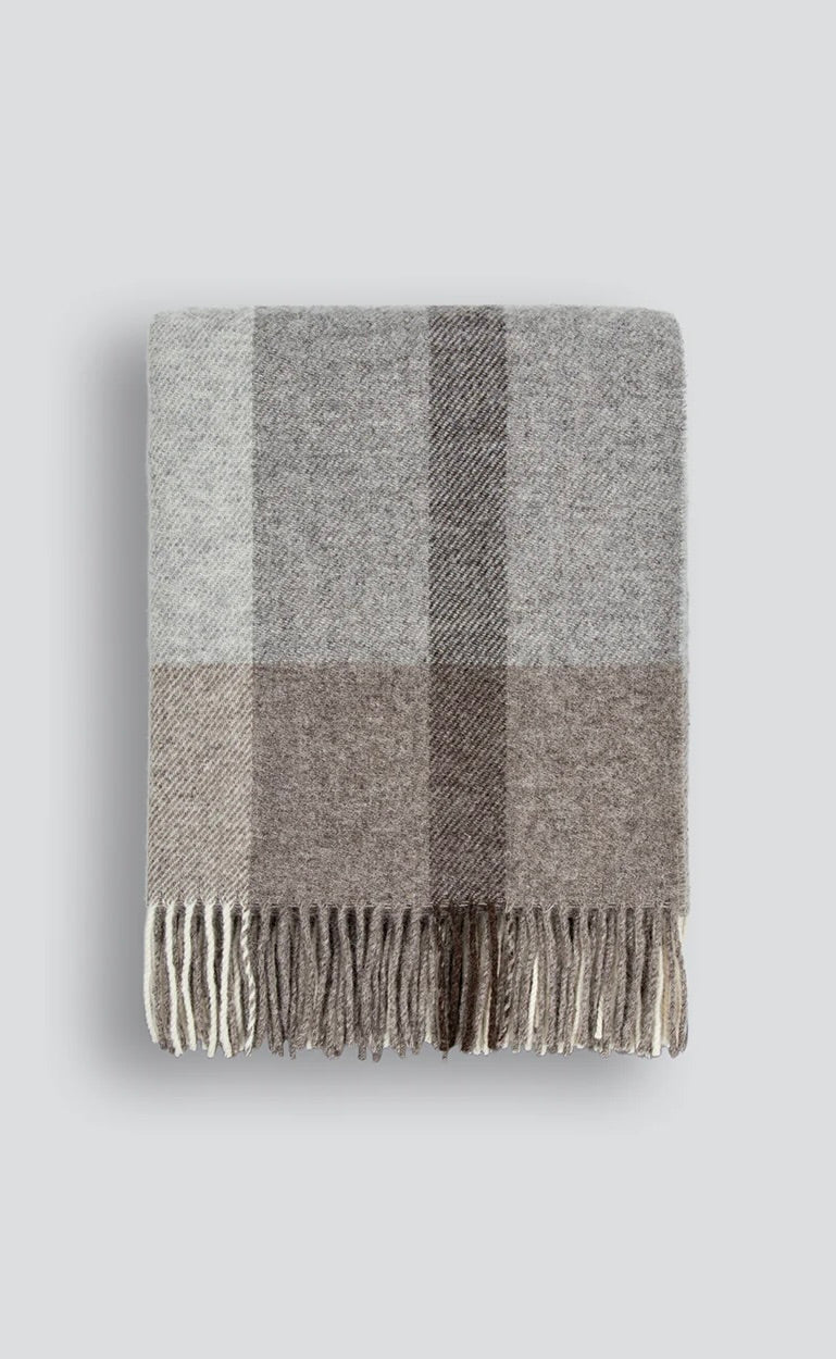 Brunswick Throw Fawn - 100% NZ Wool
