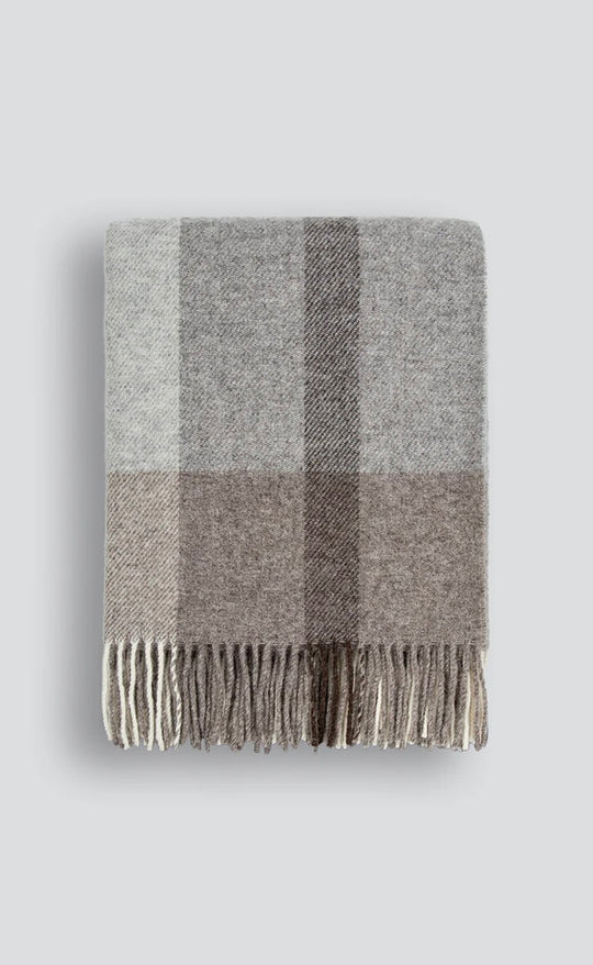 Brunswick Throw Fawn - 100% NZ Wool