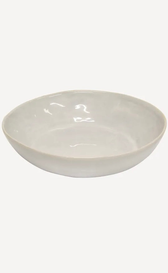 French White Serving Bowl Small