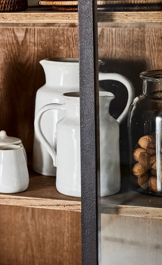 French Rustic White Small Pitcher