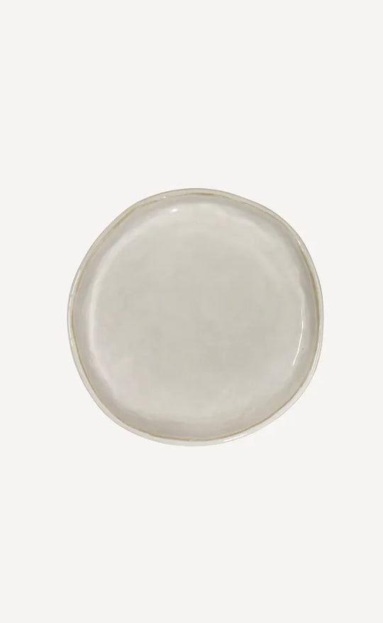 French Rustic White Side Plate