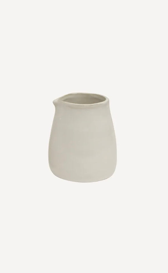 French Rustic White Creamer