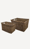 Grove Rectangle Storage Basket - Small and Large