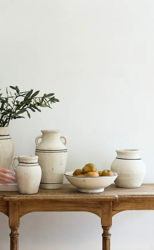 Rustic Stripe Pot | Small