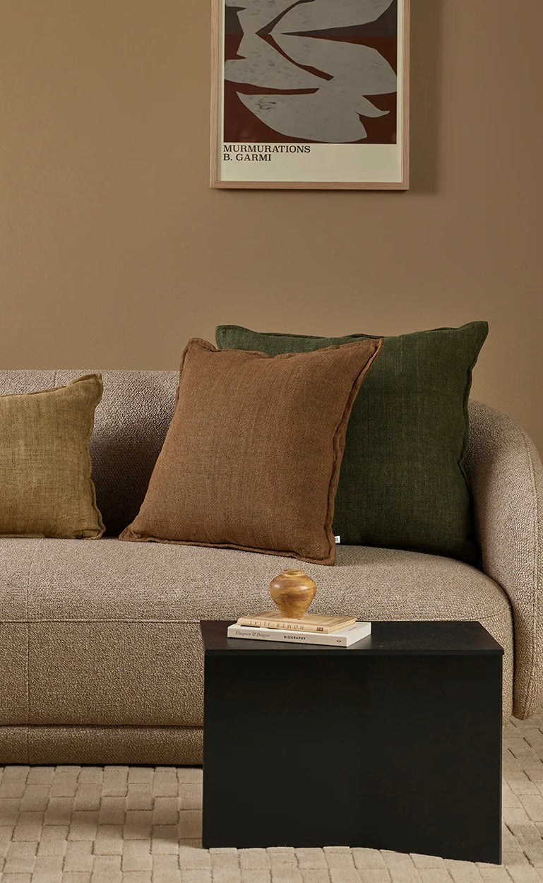 Flaxmill Cushion Cover Pecan