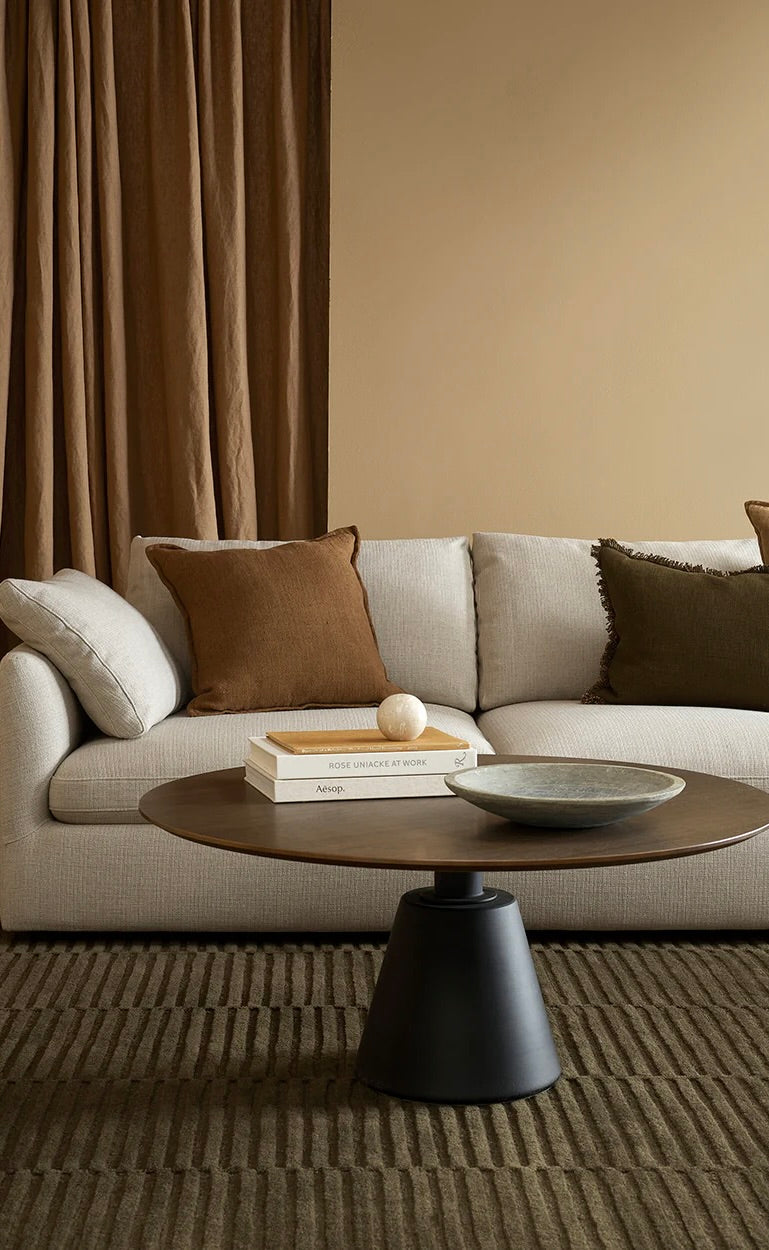 Flaxmill Cushion Cover Pecan
