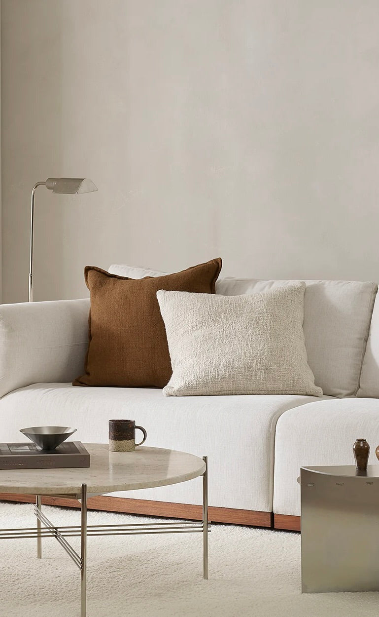 Flaxmill Cushion Cover Pecan