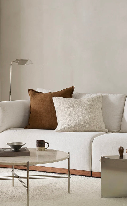 Flaxmill Cushion Cover Pecan