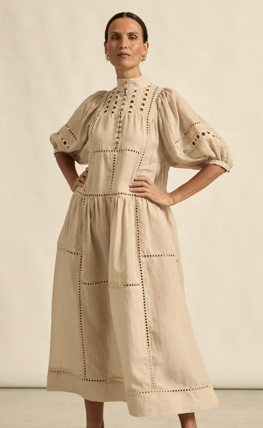 Impel Dress Cashew