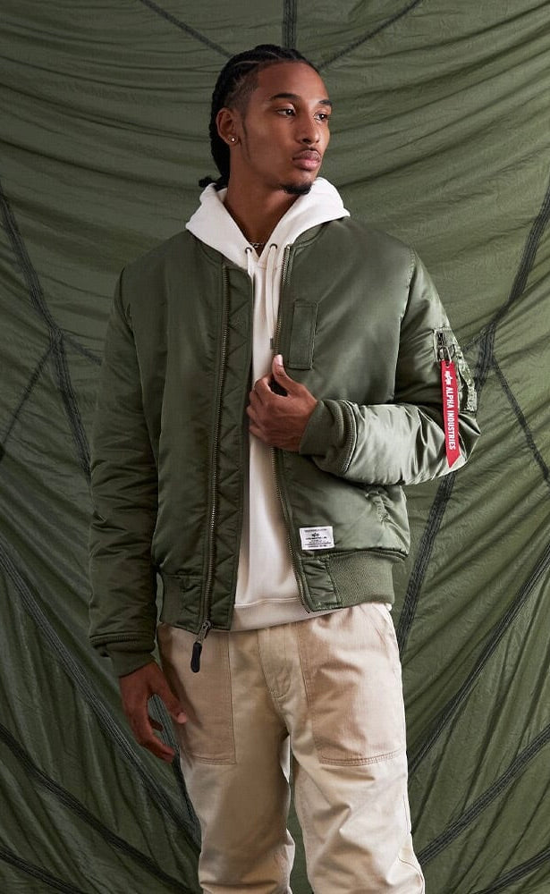 Alpha Mod Flight Jacket Sage