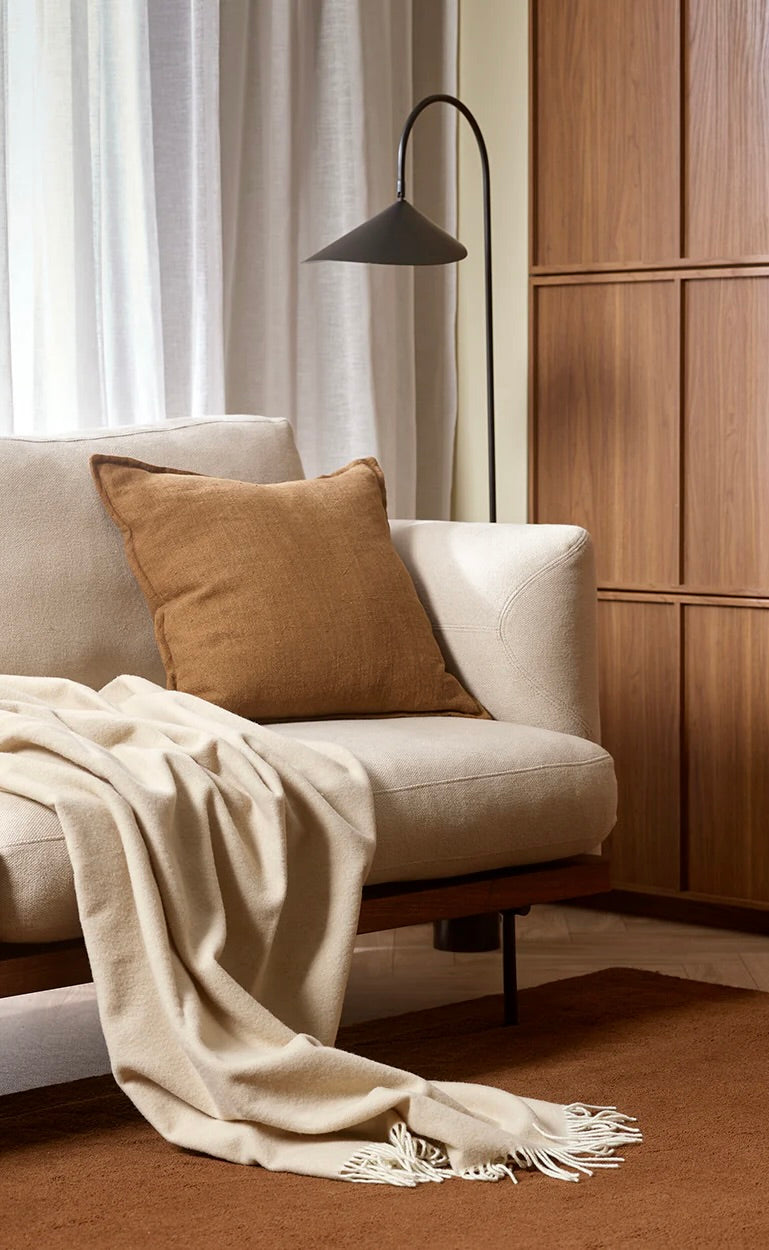 Mosman Throw Oyster - 100% Merino