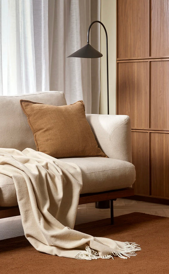 Mosman Throw Oyster - 100% Merino
