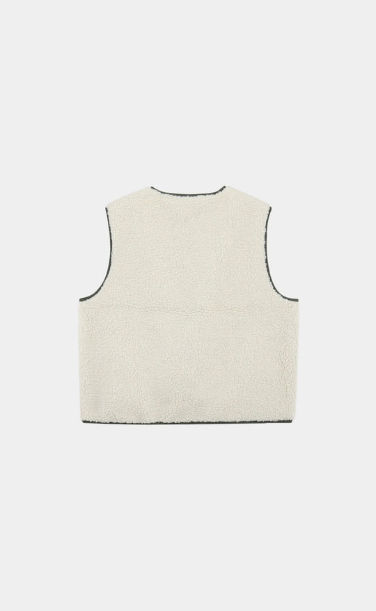 Saia Sherpa Vest Eggnog