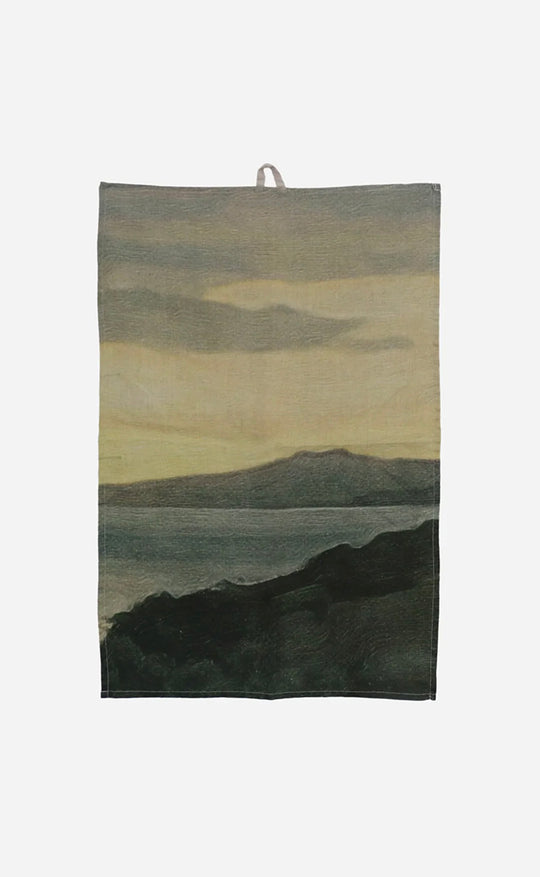 Island at Dusk Tea Towel
