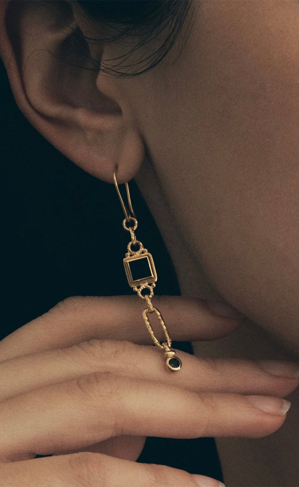 Adara Earrings Gold Vermeil