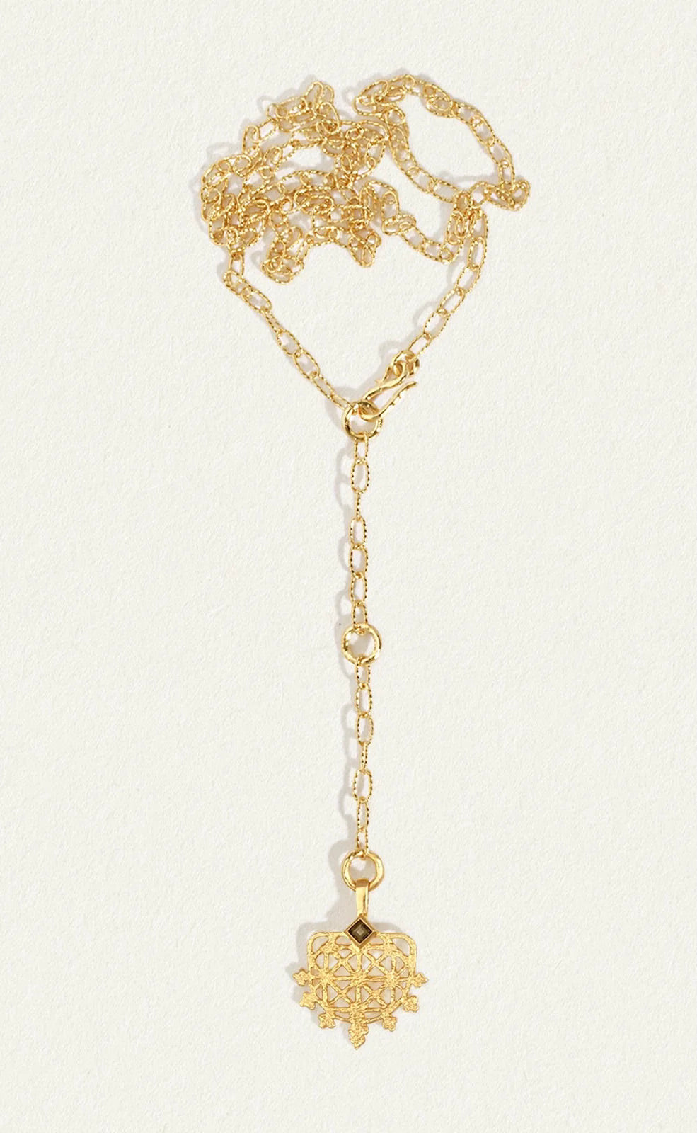 Arinna Lariat Necklace Gold