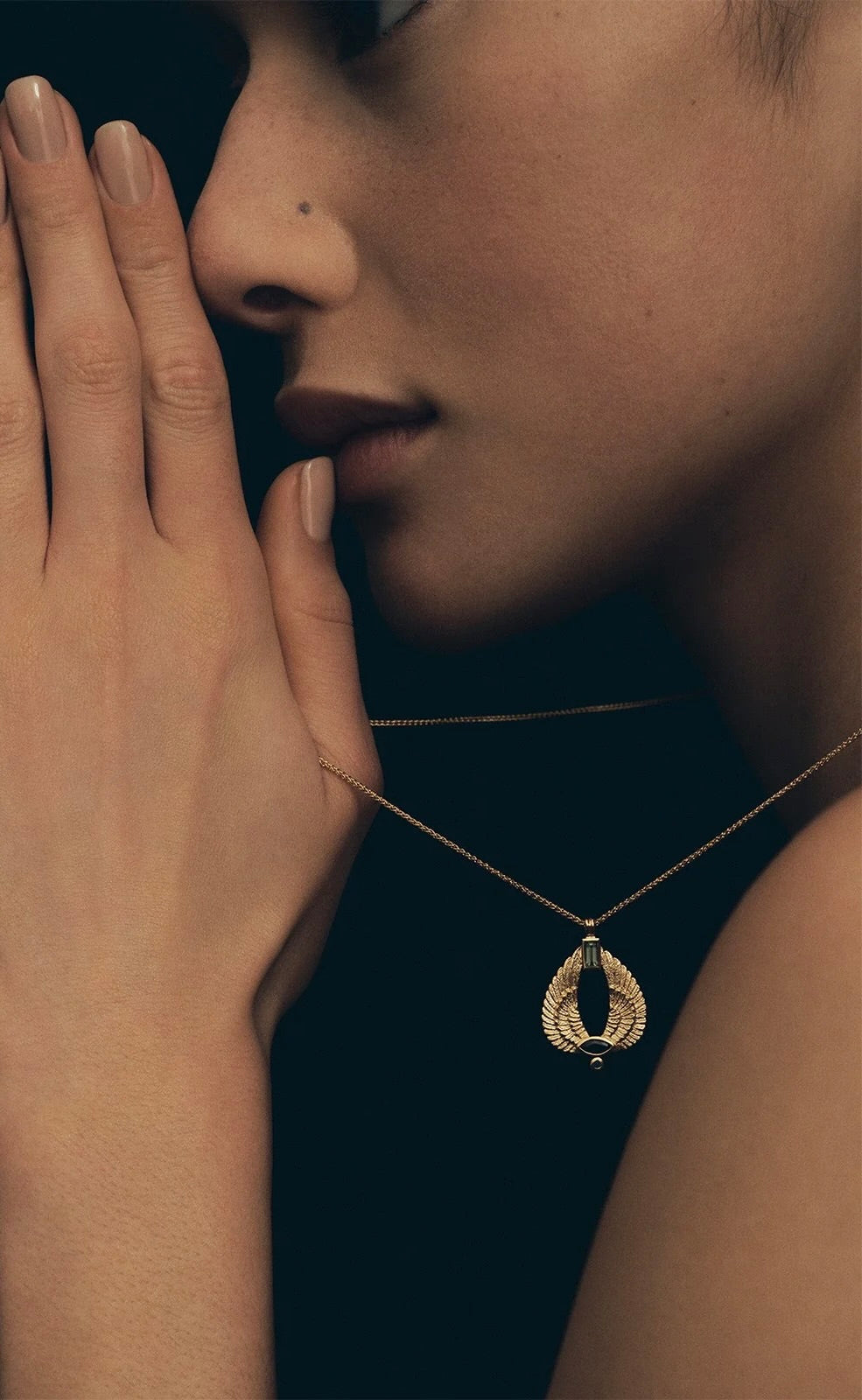 Aum Necklace Gold