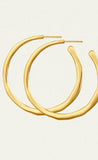 Circle Hoop Earrings Gold