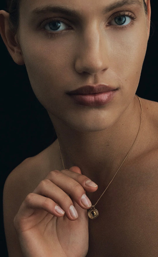 Denarri Coin Necklace Vermeil