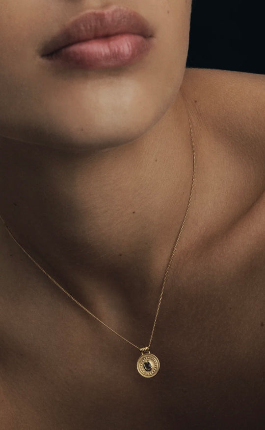 Denarri Coin Necklace Vermeil