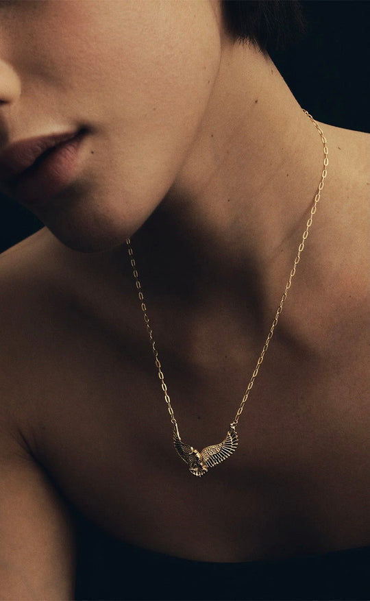 Eagle Necklace Gold