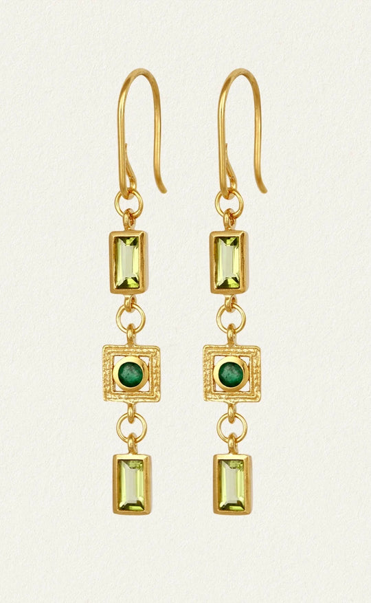 Florence Earrings Gold Vermeil