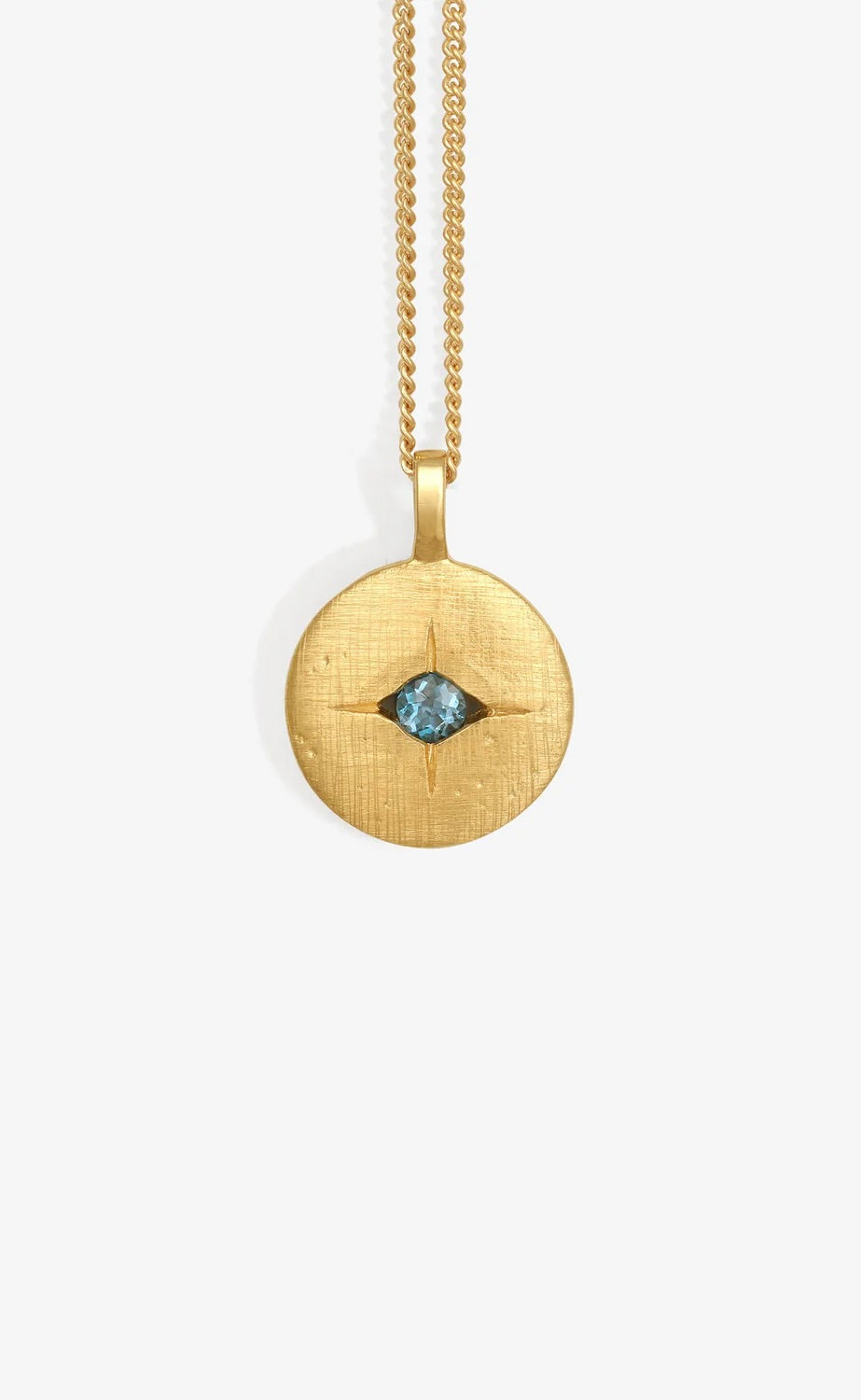 Mavi Eye Necklace Gold