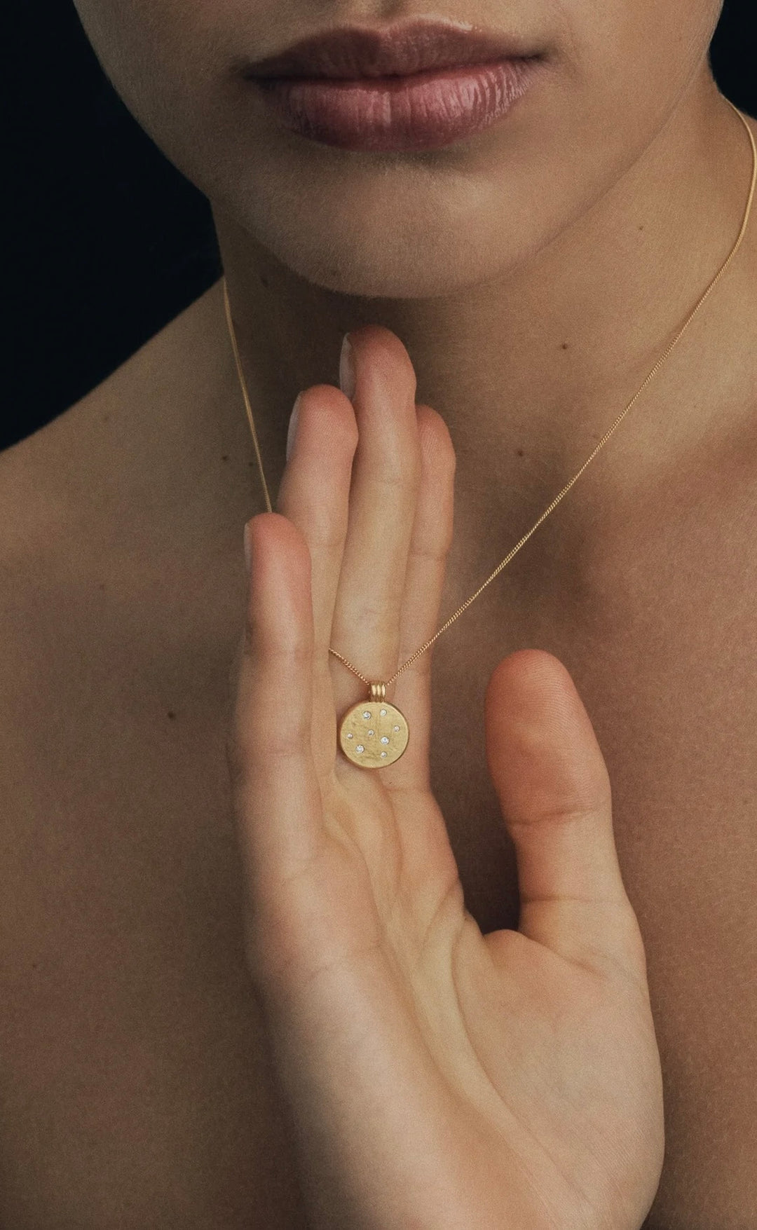 Nebula Necklace Gold Vermeil