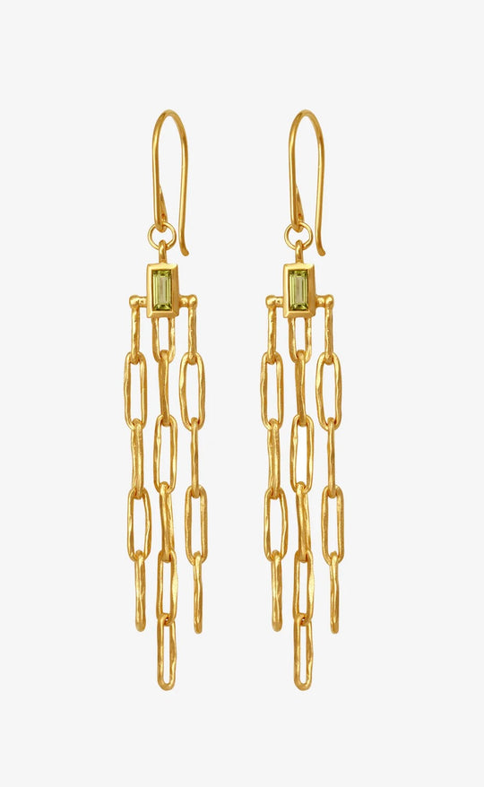 Olea Earrings Gold Vermeil