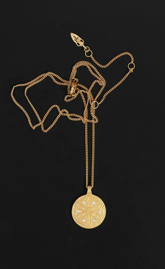 Seed of Life Necklace Gold Vermeil