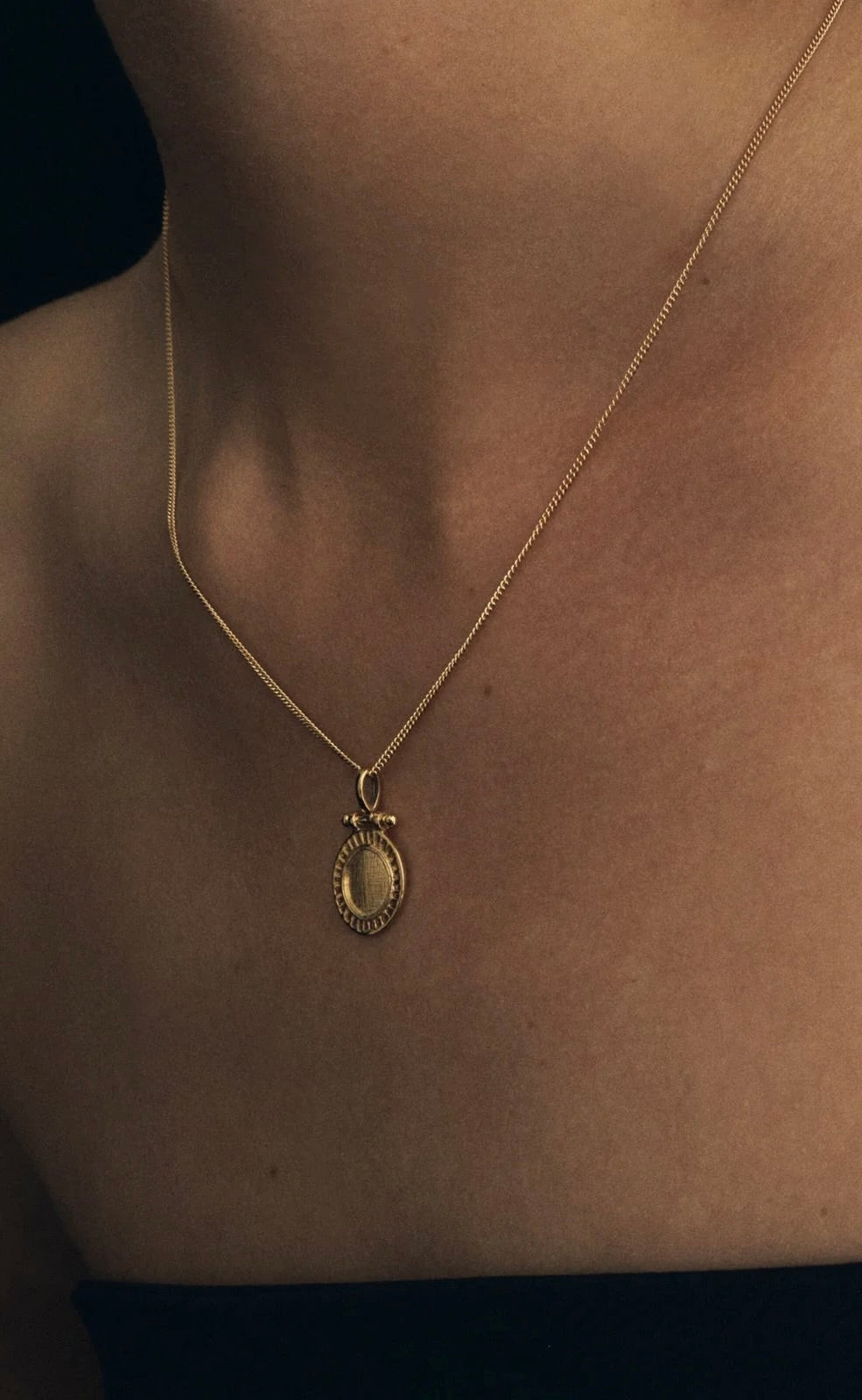 Solar Necklace Gold Vermeil