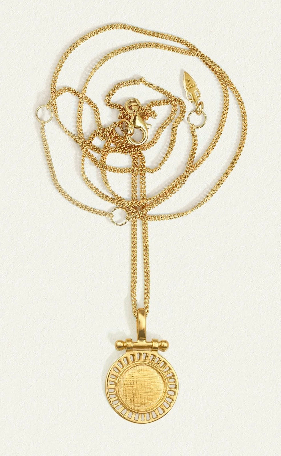Solar Necklace Gold Vermeil