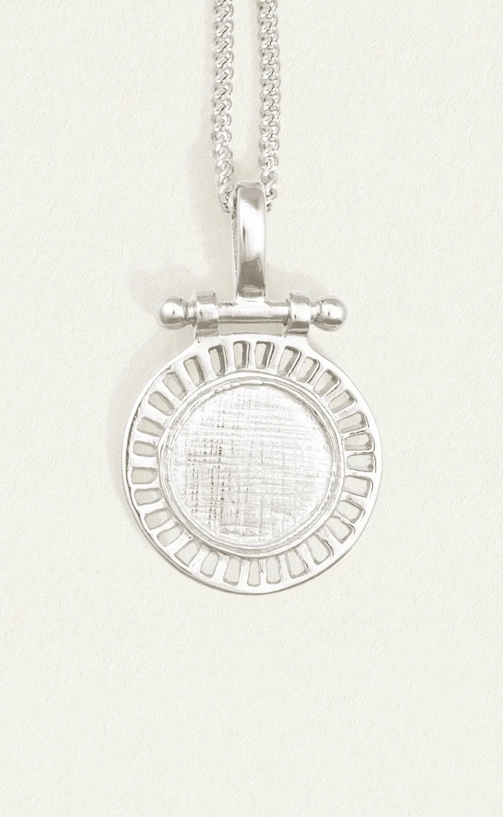 Solar Necklace Silver