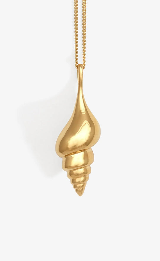 Spire Pendant Necklace Gold Vermeil