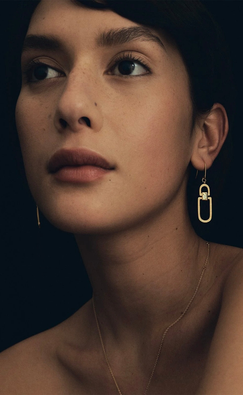 Vault Earrings Gold Vermeil