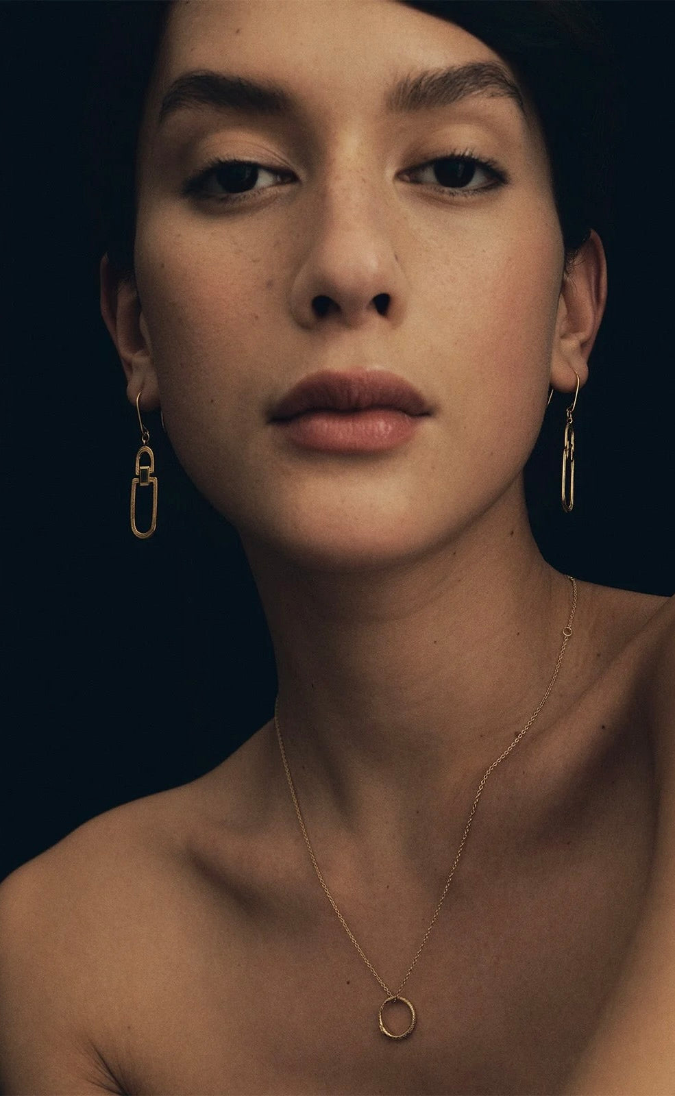 Vault Earrings Gold Vermeil
