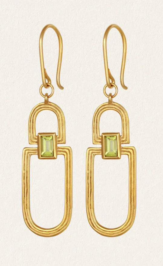 Vault Earrings Gold Vermeil