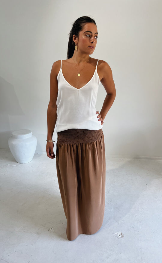 Vittori Top Ivory Crepe